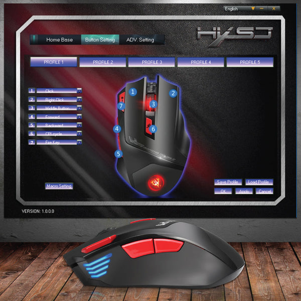 HXSJ - T88 Wireless Gaming Mouse - 4