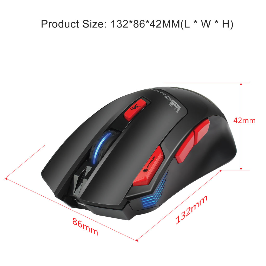 HXSJ T88 Wireless Gaming Mouse – Concept Kart HXSJ T88 Wireless Gaming Mouse – Concept Kart