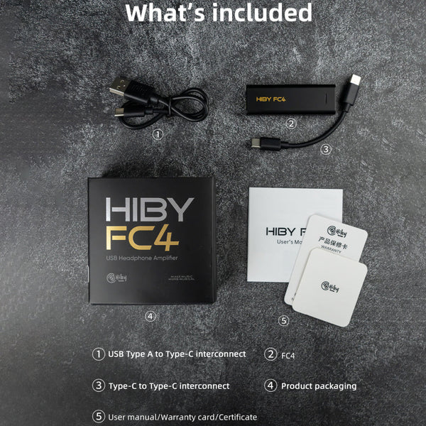 HiBy - FC4 Portable USB DAC & Amp - 10