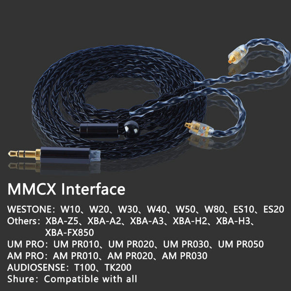 JCALLY - JC08P 8 Core Upgrade Cable With Mic - 13