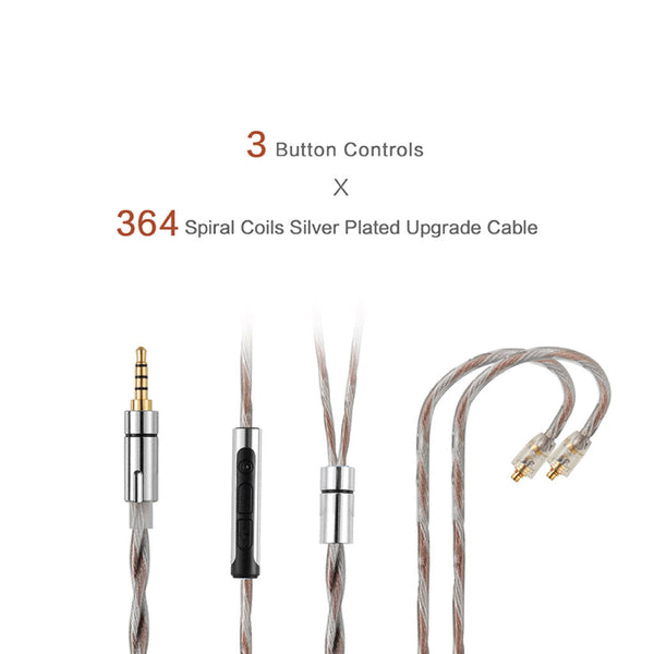 JCALLY - JC20 Upgrade Cable for IEM With Mic - 17