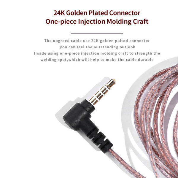 JCALLY - PJ2 Upgrade Cable for IEM With Mic - 18
