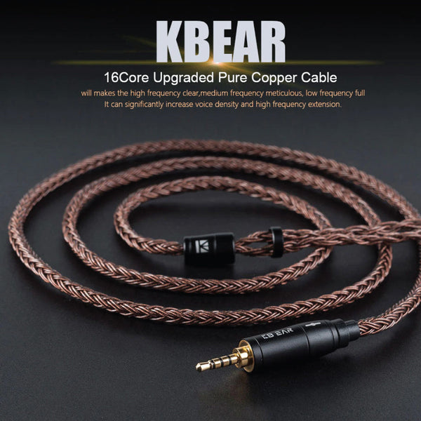 KBEAR - 16 Core Upgrade Cable for IEM - 15