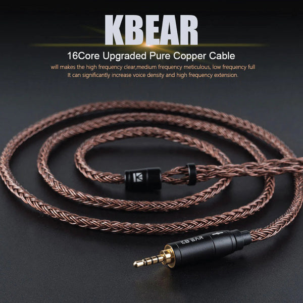 KBEAR - 16 Core Upgrade Cable for IEM - 22