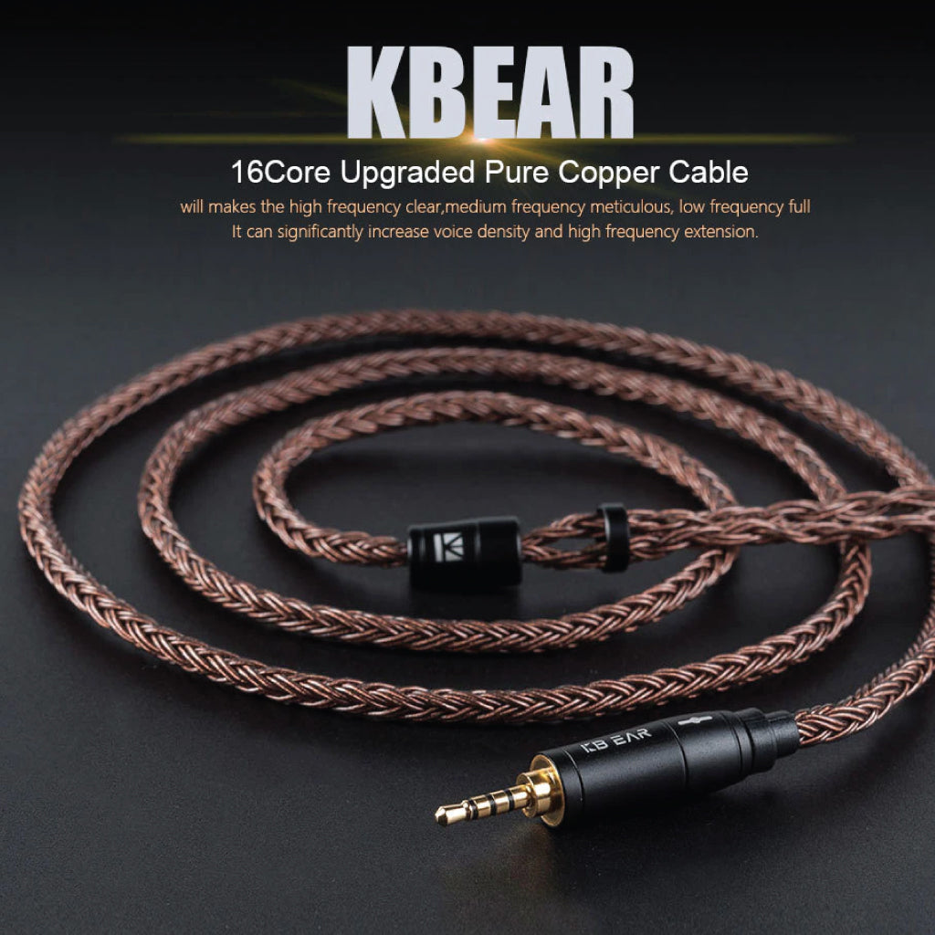 Concept-Kart-KBEAR-16-Core-Upgrade-Cable-for-IEM-Brown-8