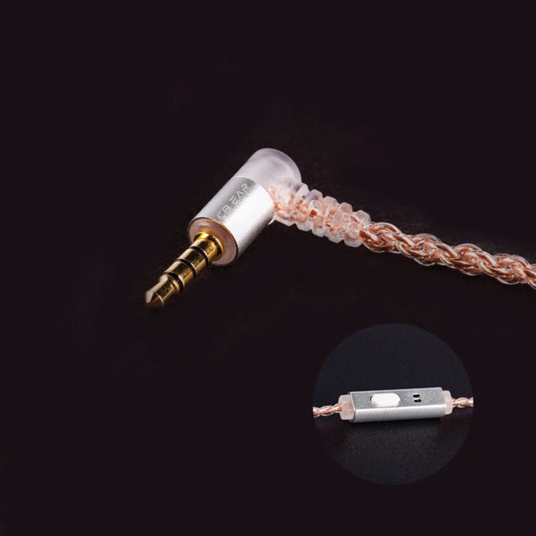 KBEAR - 4 Core Upgrade Cable for IEM with Mic - 7