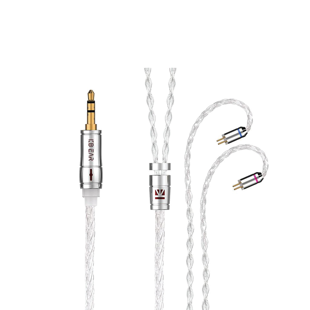 Concept-Kart-KBEAR-8-Core-Limpid-Pro-Upgrade-Cable-For-IEM-Silver-8