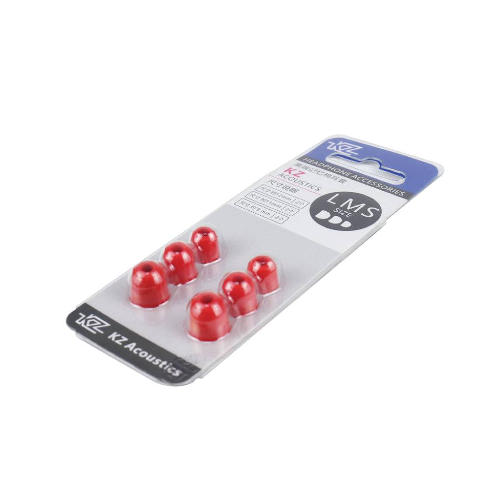 Concept-Kart-KZ-3-Pairs-Replacement-Memory-Foam-Eartips-Red-5