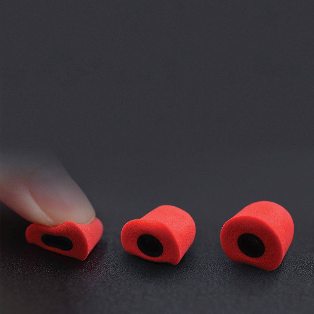 Concept-Kart-KZ-3-Pairs-Replacement-Memory-Foam-Eartips-Red-6