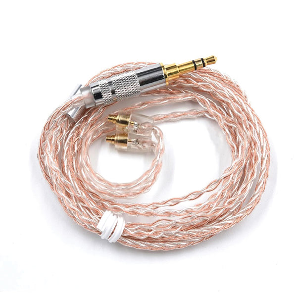 KZ - 4 Core Copper Silver Upgrade Cable For IEM - 1