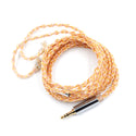 KZ - 8 Core Gold Silver Upgrade Cable For IEM - 1
