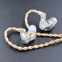 KZ - 8 Core Gold Silver Upgrade Cable For IEM - 6