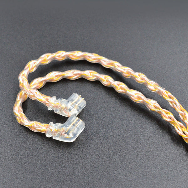KZ - 8 Core Gold Silver Upgrade Cable For IEM - 7