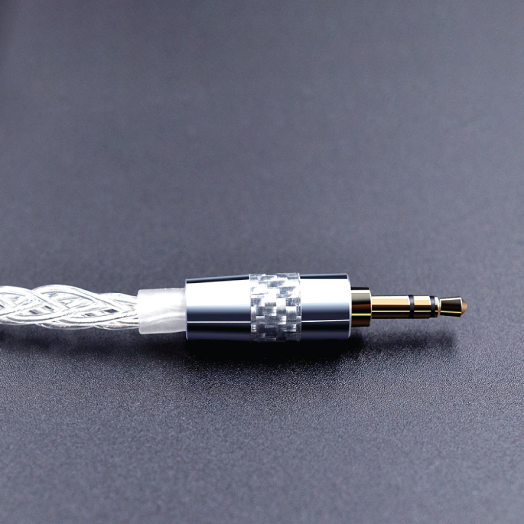 KZ 8 Core Silver Plated Upgrade Cable for IEM | Concept Kart