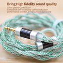 KZ - 90-11 OFC Silver Plated Upgrade Cable for IEM - 4
