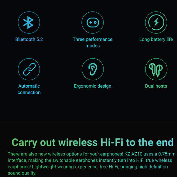 KZ - AZ10 Wireless Bluetooth Adapter - 7