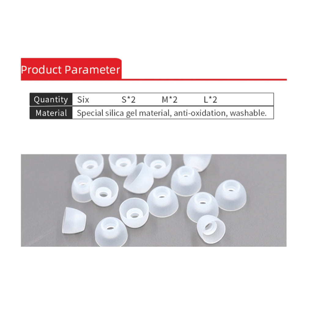 Concept-Kart-KZ-Acoustics-3-Pair-Silicone-Eartips-White-6