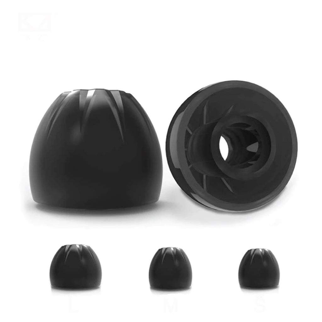 Concept-Kart-KZ-Acoustics-3-Pair-Star-Line-Silicone-Eartips-Black-3