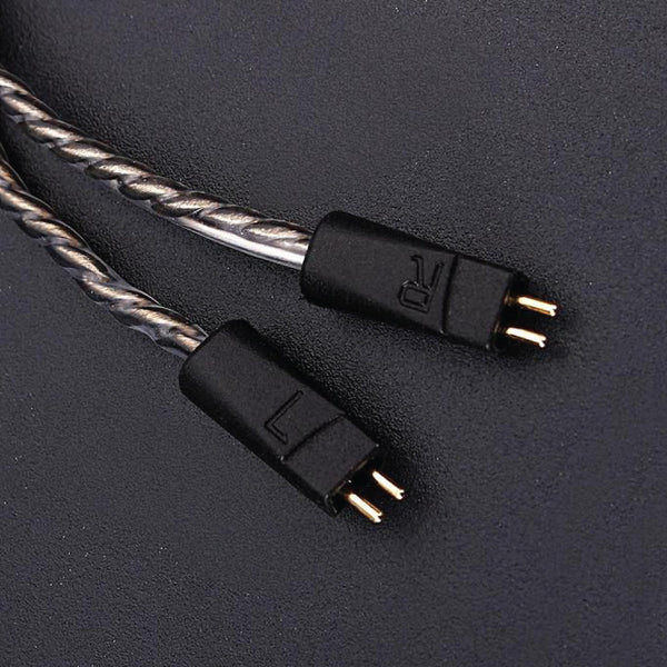 KZ - OFC Silver Plated Upgrade Cable for IEM - 8