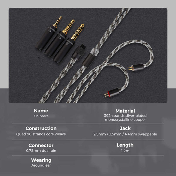 LETSHUOER - x Z Reviews Chimera Upgrade Cable - 12