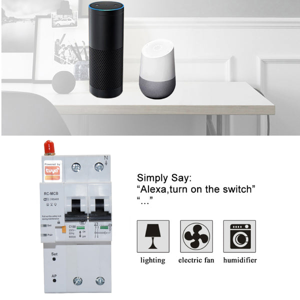 MOES - Smart Wi-Fi Micro Circuit Breaker - 3