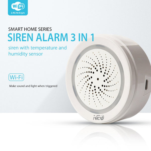 MOES - WiFi Smart 3 in 1 Siren Alarm - 2