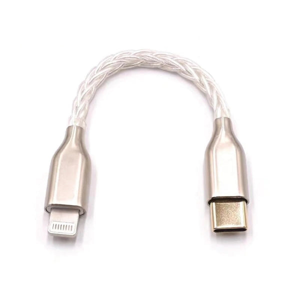 Meenova - Lighting to Type C Silver Plated Cable - 1