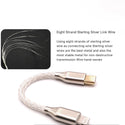 Meenova - Lighting to Type C Silver Plated Cable - 4