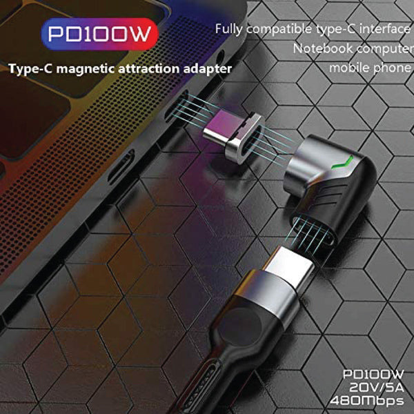 Meenova - 100W Magnetic USB C Adapter - 4