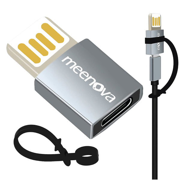 Meenova - USB-C Female to USB A Reversible Adapter - 1