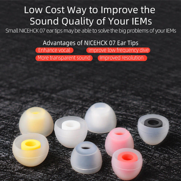 NICEHCK - 07 Silicone Noise Isolating Eartips - 3