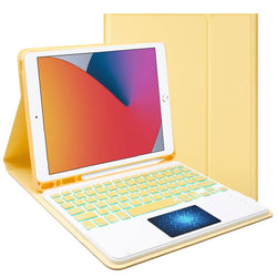 Buy yellow PS12T Wireless Keyboard Case For iPad