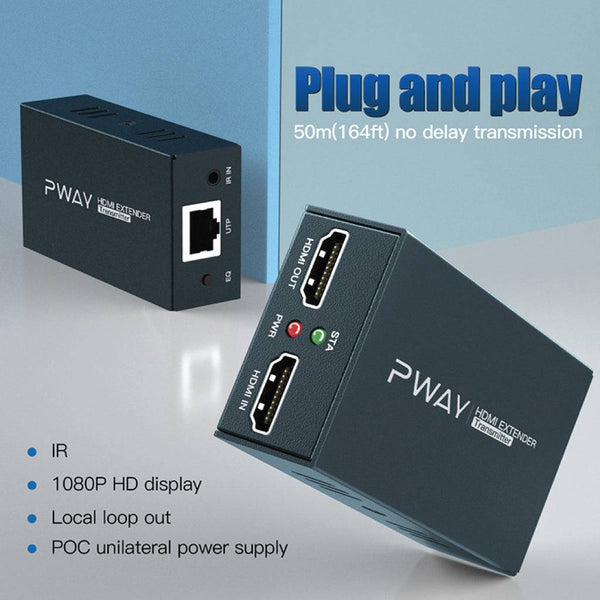 PWAY - 60M HDMI Extender - 4