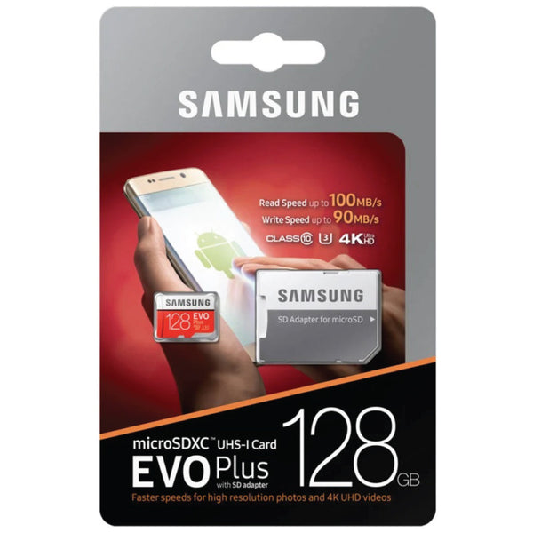 Samsung - Evo Plus 128GB Micro SD Card with Adapter - 5