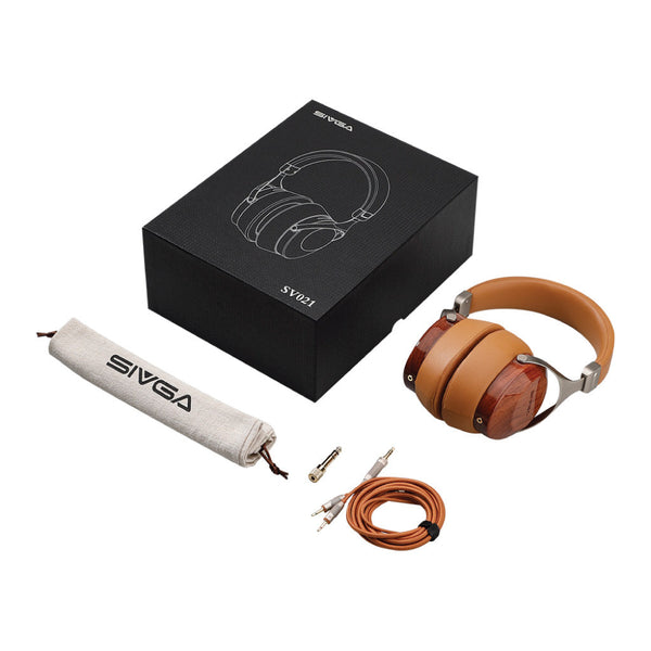 Sivga - Robin SV021 HIFI Closedback Over-ear Wood Headphone - 21