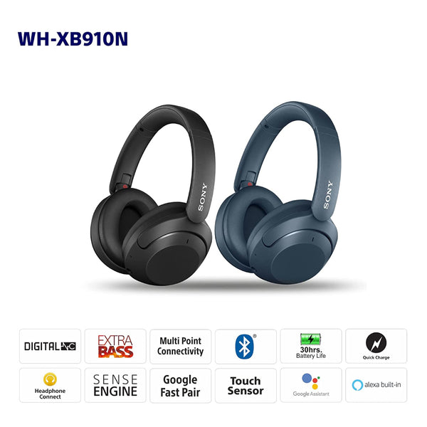 Sony - WH-XB910N Wireless Headphone - 16