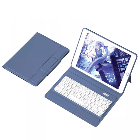 Buy purple T1082 Wireless Keyboard Case For iPad