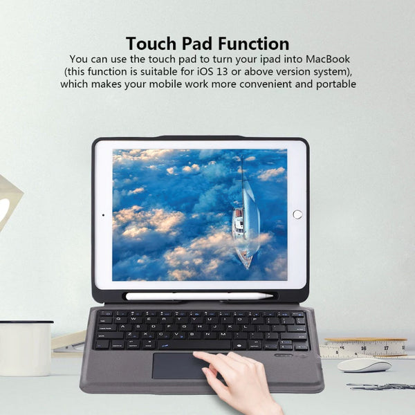 TECPHILE - T207 Wireless Keyboard Case For iPad - 13
