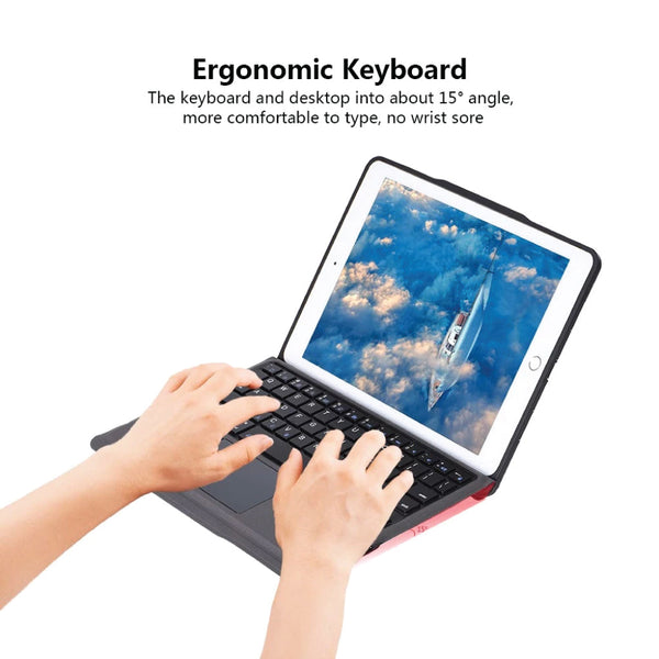TECPHILE - T207 Wireless Keyboard Case For iPad - 16