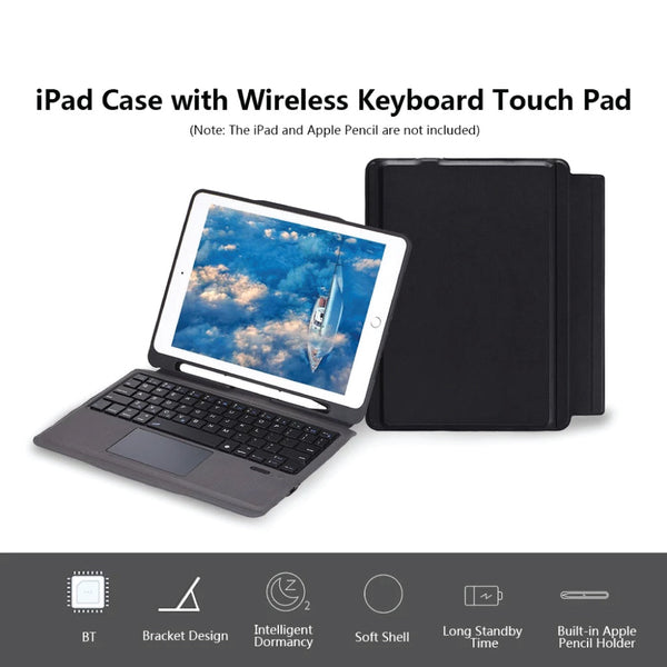 TECPHILE - T207 Wireless Keyboard Case For iPad - 17