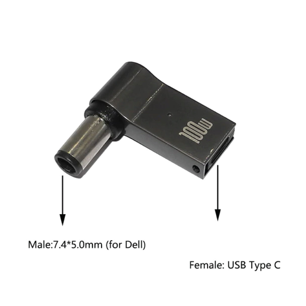 Concept-Kart-TECPHILE-100W-Female-Type-C-to-Dell-Laptop-Adapter-Black-2-_1
