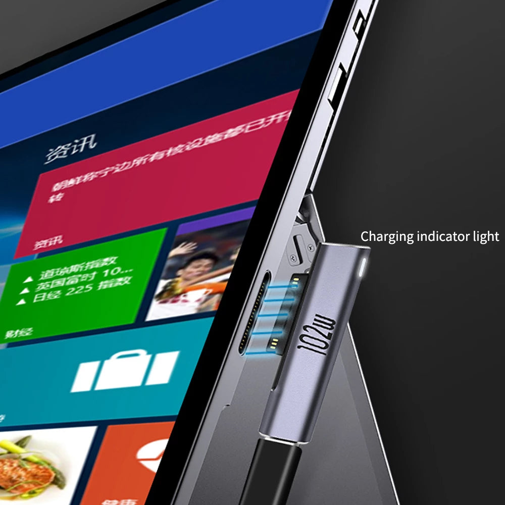 TECPHILE 102W Female TypeC to Laptop Adapter for Microsoft surface Pro