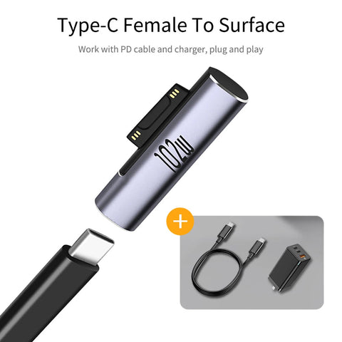 Concept-Kart-TECPHILE-100W-Female-Type-C-to-Laptop-Adapter-for-Microsoft-surface-Pro-1_5