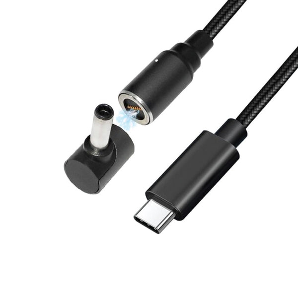 TECPHILE - 100W Magnetic Charging Cable with Adapter for Dell Laptop - 1