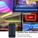 TECPHILE - 5050 60L RGBW Smart LED Strip Light with Controller - 14