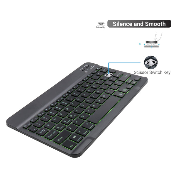 TECPHILE - Wireless Keyboard Case for Xiaomi Pad 5/5 Pro - 12
