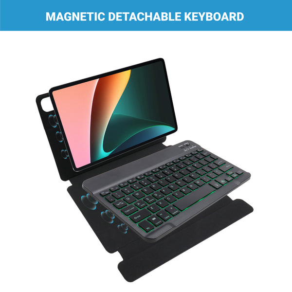 TECPHILE - Wireless Keyboard Case for Xiaomi Pad 5/5 Pro - 9
