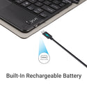 TECPHILE – DY-P610T Wireless Keyboard Case for Samsung S6 Lite - 4
