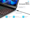 TECPHILE - F109ATS Keyboard Case for iPad - 5