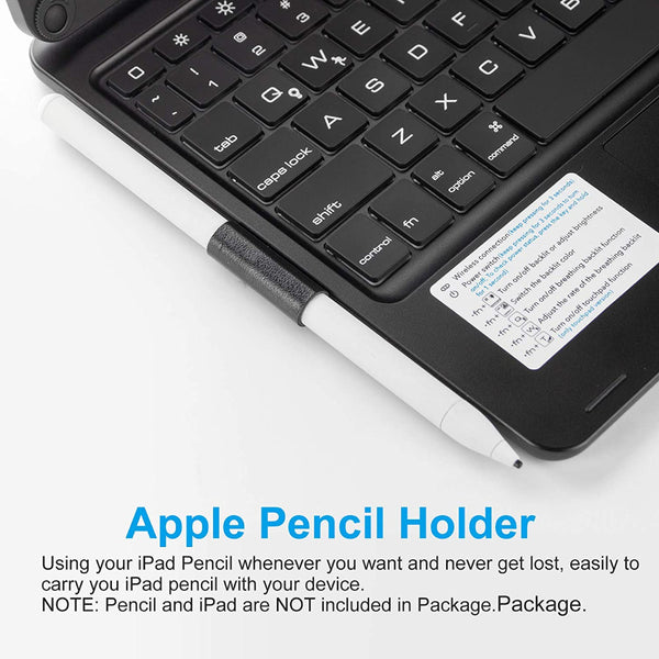 TECPHILE - F109ATS Keyboard Case for iPad - 6